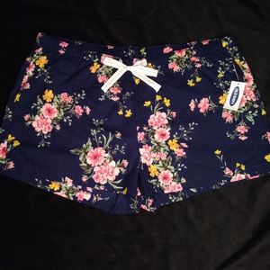 Old Navy Floral PJ Shorts